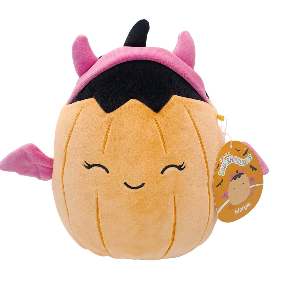 Squishmallows 8 Inch Margie the Pumpkin Devil Halloween Plush NWT